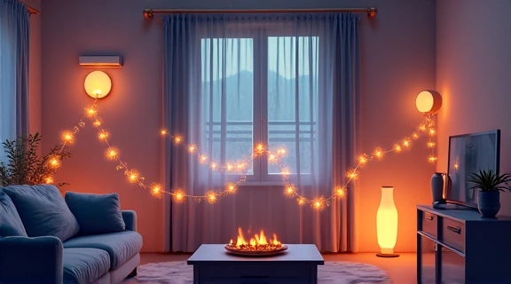 An image showing a network of smart home devices, highlighting the seamless integration and automation of IoT.